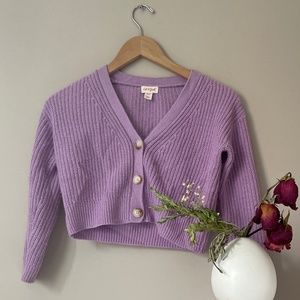 Used purple nitted shirt